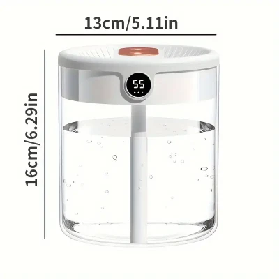 Transparent Tank Humidifier FHD-9000– Smart Display Mist Diffuser